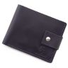 Стильний шкіряний синій гаманець ручної роботи Grande Pelle (13040) - 1