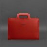 Женская кожаная сумка красного цвета для ноутбука и документов BlankNote 78912 - 10