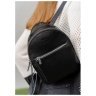 Жіночий рюкзак-сумка із гладкої шкіри класичного чорного кольору BlankNote Groove S 79012 - 1