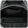 Женский рюкзак-сумка из гладкой кожи классического черного цвета BlankNote Groove S 79012 - 5