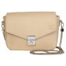 Жіноча шкіряна сумочка бежевого кольору на ланцюжку BlankNote Yoko 79112 - 2