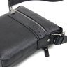Солидная мужская сумка-планшет из натуральной кожи черного цвета Tom Stone (10993) - 4