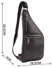 Мужская повседневная сумка-рюкзак H.T Leather (10459)