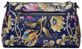 Кожаная женская сумка с цветочным принтом Desisan 81813