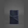 Шкіряний блокнот (Софт-бук) темно-синього кольору з хлястиком - BlankNote (42013) - 2