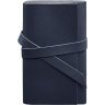 Шкіряний блокнот (Софт-бук) темно-синього кольору з хлястиком - BlankNote (42013) - 1
