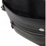 Стильна чоловіча шкіряна сумка через плече чорного кольору Borsa Leather (15671) - 5