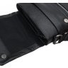 Стильная мужская кожаная сумка через плечо черного цвета Borsa Leather (15671) - 6