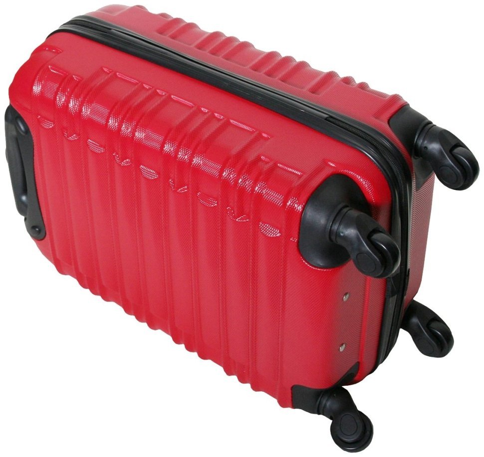 Чемодан красный Nevada малого размера на колесах Vip Collection 102413 modnotak фото №4