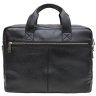 Мужская крупная сумка-портфель из натуральной кожи на молниевой застежке TARWA (19807) - 3