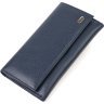 Синій жіночий гаманець великого розміру з натуральної шкіри CANPELLINI (2421849) - 1