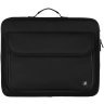 Текстильная деловая сумка через плечо с кармашком для ноутбука до 17" 2Е TopLoad Classic черного цвета 103513 modnotak фото - 4