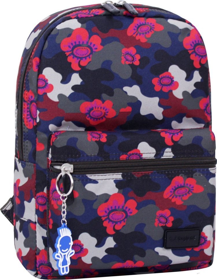 Разноцветный тканевый рюкзак с ярким принтом Bagland (53513)
