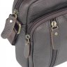 Чоловіча коричнева шкіряна сумка через плече Tiding Bag (15901) - 5