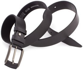 Кожаный мужской ремень под классические брюки S.T Italian Style (35001)