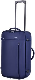 Сумка дорожня на 2-х колесах, Tucano Tugo M Trolley, 45л, поліестер, синя