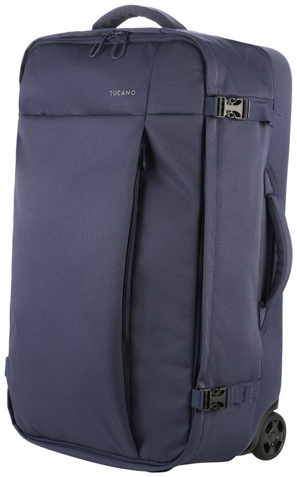 Сумка дорожня на 2-х колесах, Tucano Tugo M Trolley, 45л, поліестер, синя modnotak фото №4