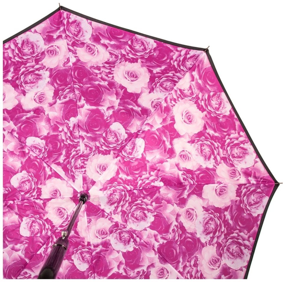 Зонт женский Fulton L754-041017 Bloomsbury-2 Neon Floral (Форма купола круглая, однотонный черный снаружи с принтом неоновых цветов внутри) 94213 modnotak фото №5