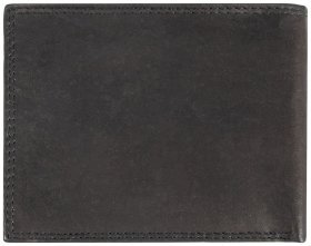 Мужское портмоне из гладкой кожи без застежки с монетницей Ridgeback JBNC39MN 94313 черного цвета