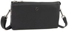 Чоловічий шкіряний клатч чорного кольору HT Leather 94513