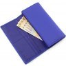 Ярко-синий большой женский кошелек из натуральной кожи с блоком под карточки ST Leather (19086) - 6