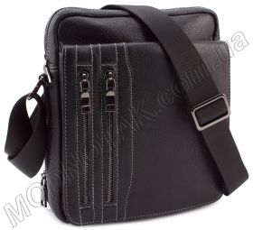 Кожаная сумка-планшет с двумя карманами на клапане KLEVENT (11612)