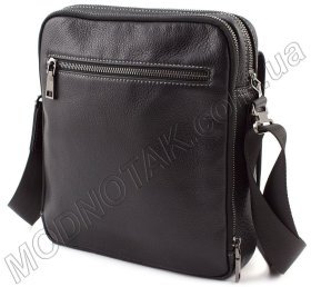 Кожаная сумка-планшет с двумя карманами на клапане KLEVENT (11612)