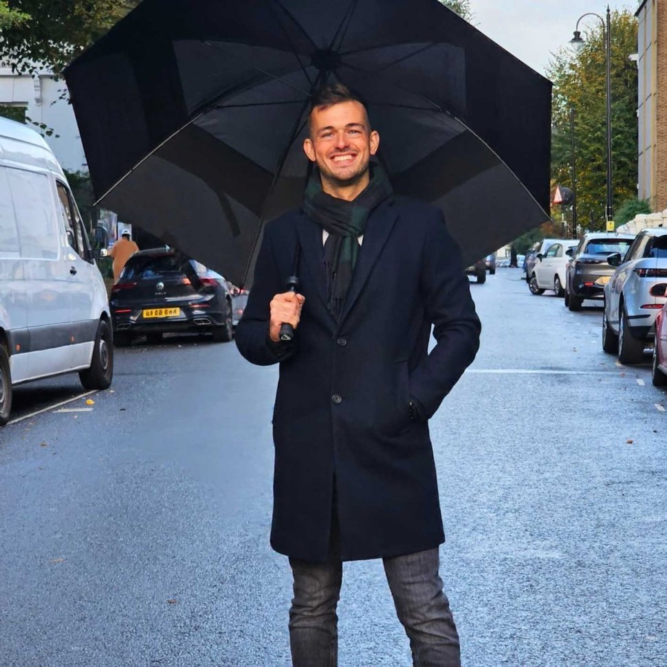 Зонт-гольфер трость Fulton Stormshield S669 (механика, UPF 30+, черный, Великобритания) 95413 modnotak фото №5