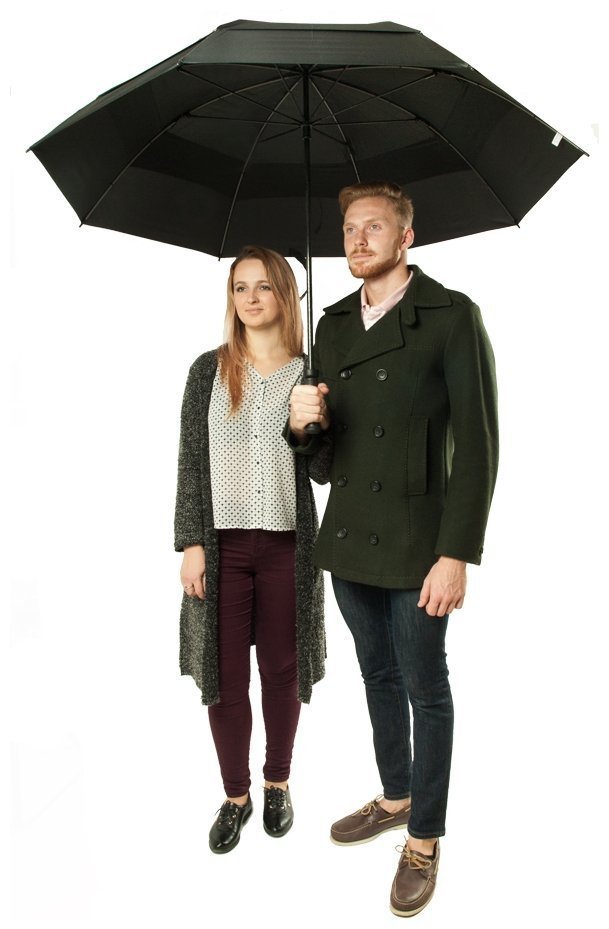 Зонт-гольфер трость Fulton Stormshield S669 (механика, UPF 30+, черный, Великобритания) 95413 modnotak фото №7