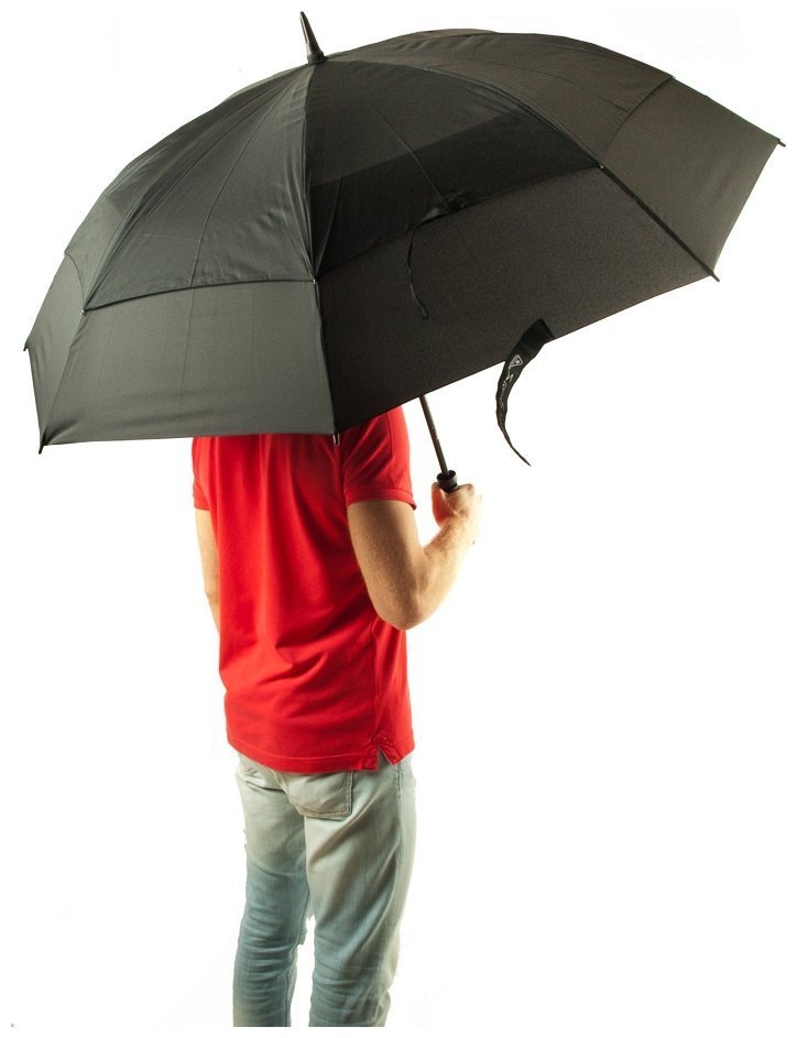 Зонт-гольфер трость Fulton Stormshield S669 (механика, UPF 30+, черный, Великобритания) 95413 modnotak фото №9