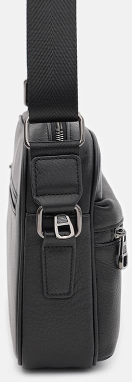 Компактная мужская сумка горизонтального типа из натуральной кожи Ricco Grande (56013)
