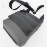 Компактная мужская сумка через плечо серого цвета VATTO (11755) - 1