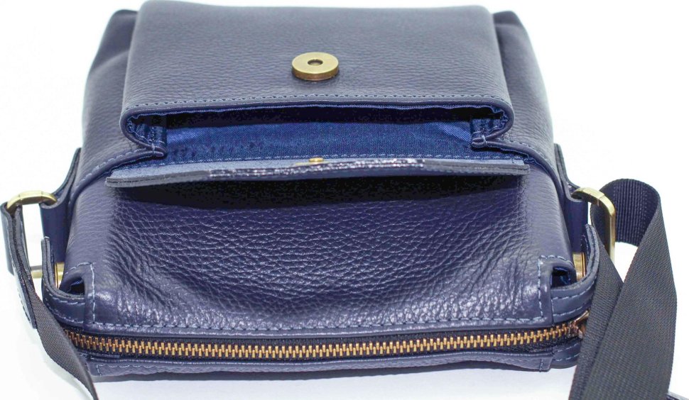 Невелика повсякденна чоловіча сумка синього кольору VATTO (12054)
