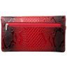 Лакированный женский кошелек из натуральной кожи с кистевым ремешком Desisan 107013 красного цвета с тиснением под рептилию фото №2 Лакированный женский кошелек из натуральной кожи с кистевым ремешком Desisan 107013 красного цвета с тиснением под рептилию modnotak фото - 2