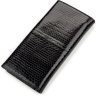 Місткий чорний гаманець з натуральної зміїної шкіри SNAKE LEATHER (024-18146) - 2