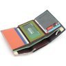 Разноцветный женский кошелек компактного размера из натуральной кожи на магните ST Leather 1767213 - 6