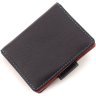 Чорний жіночий гаманець із натуральної шкіри зі зручностями під документи ST Leather 1767313 - 3