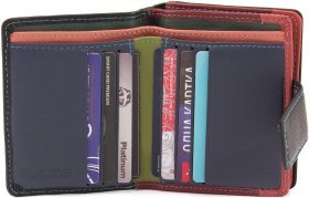 Черный женский кошелек из натуральной кожи с удобствами под документы ST Leather 1767313