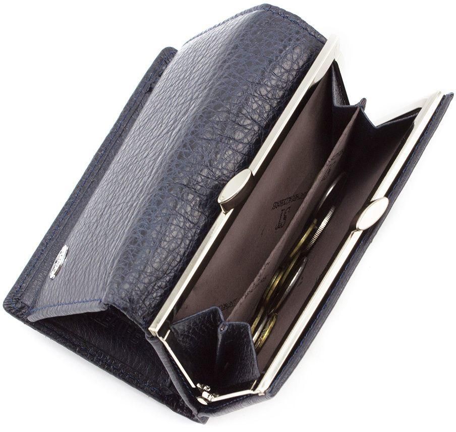 Маленький шкіряний гаманець на кнопці ST Leather (16341)