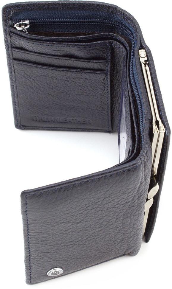 Маленький шкіряний гаманець на кнопці ST Leather (16341)