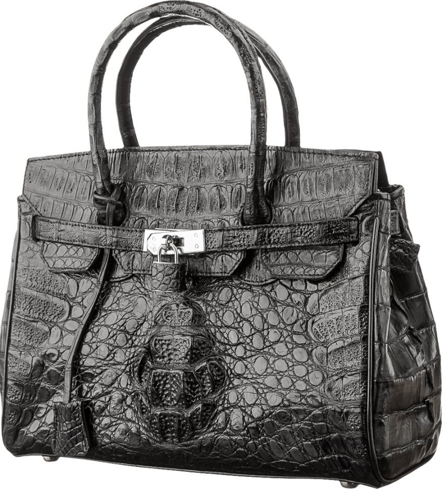 Вместительная женская сумка из натуральной кожи крокодила CROCODILE LEATHER (024-18265) modnotak фото №1