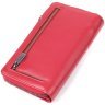Женский кошелек из гладкой кожи на 2 вместительных отделения Tony Perotti красного цвета 108513 modnotak фото - 2