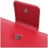 Женский кошелек из гладкой кожи на 2 вместительных отделения Tony Perotti красного цвета 108513 modnotak фото - 5