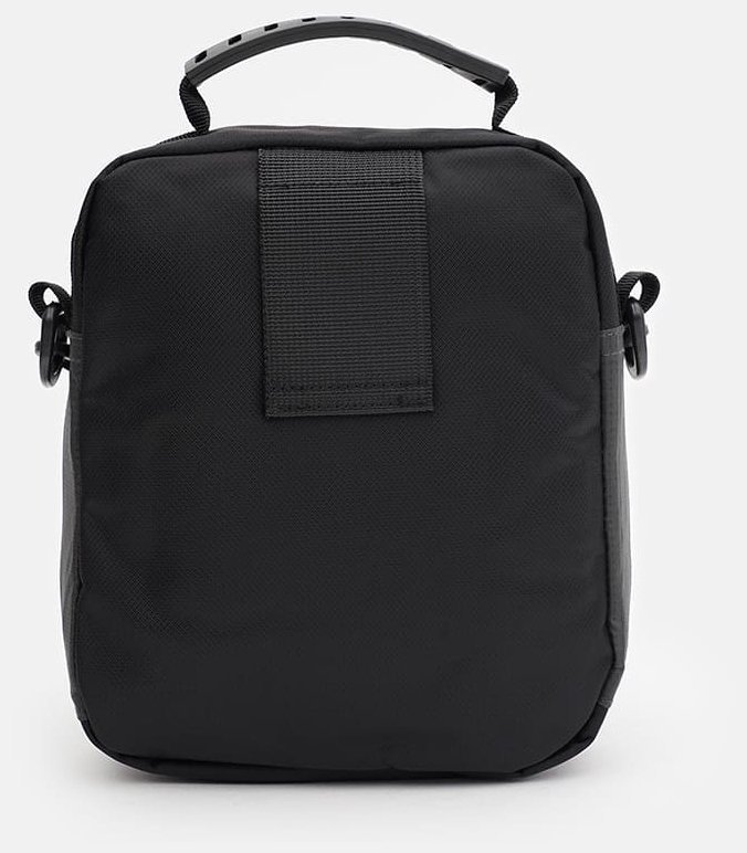 Вместительная мужская сумка из прочного текстиля серого цвета Monsen 88713 modnotak фото №2