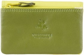 Женская ключница из высококачественной кожи лаймового цвета на кнопке Visconti Tahiti 68813