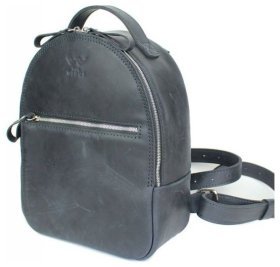Жіночий вінтажний рюкзак-сумка темно-синього кольору BlankNote Groove S 79013