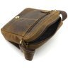 Винтажная мужская сумка через плечо из натуральной кожи светло-коричневого цвета Visconti Messenger Bag 69113 - 8