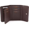 Жіночий темно-коричневий гаманець зі шкіри з вираженою зернистістю Tony Bellucci (10845) - 2