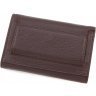 Жіночий темно-коричневий гаманець зі шкіри з вираженою зернистістю Tony Bellucci (10845) - 4