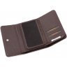 Жіночий темно-коричневий гаманець зі шкіри з вираженою зернистістю Tony Bellucci (10845) - 6